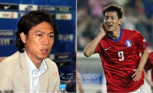 홍명보 감독-지동원. 스포츠동아DB.