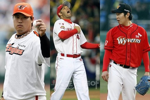 류현진-로페즈-송은범. 스포츠동아DB