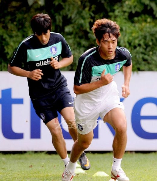 한일전을 앞두고 파주NFC에서 훈련중인 박주영. 스포츠동아DB