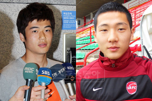 셀틱 기성용-발랑시엔 남태희(왼쪽부터). 스포츠동아DB.