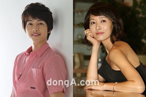 연기자 송중기-김선아. 스포츠동아DB.