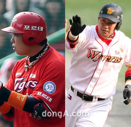KIA 타이거즈 나지완 - SK 안치용