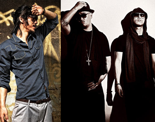 힙합뮤지션 타이거JK-리쌍 (왼쪽부터). 사진제공｜정글엔터테인먼트