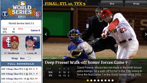 6차전 11회 끝내기 홈런의 주인공 데이빗 프리즈 [사진 ㅣ 매이저리그 공식 홈페이지 캡쳐]