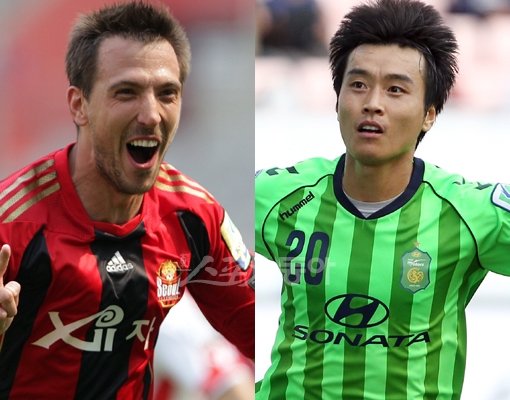 FC서울 데얀- 전북 현대 이동국. 스포츠동아DB