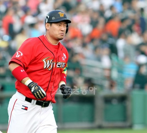 SK 와이번스 안치용. 스포츠동아DB