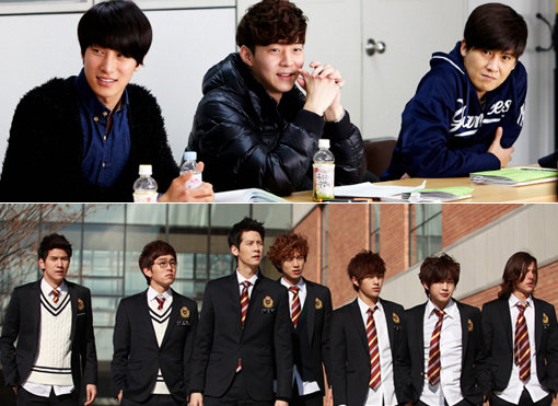 드라마 제목에도 숨은 전략이 있다. 채널A의 ‘케이팝 최강 서바이벌’(사진 위)과 tvN의 ‘닥치고 꽃미남 밴드’는 트렌드를 반영해 정한 제목이다. 사진제공|채널A·tvN