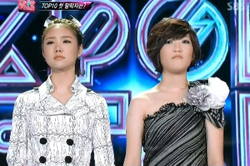 김나윤-이정미(왼쪽부터). 사진출처｜K팝스타 방송화면 캡처.