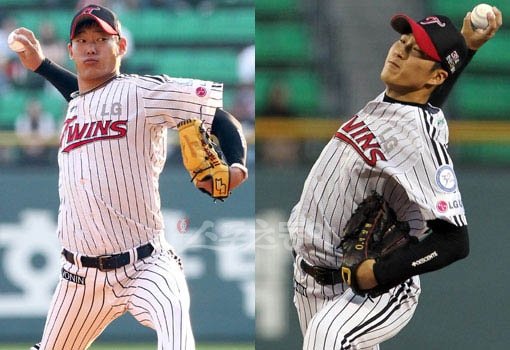 승부조작 파문에 휘말린 김성현(오른쪽)과 박현준. 스포츠동아DB