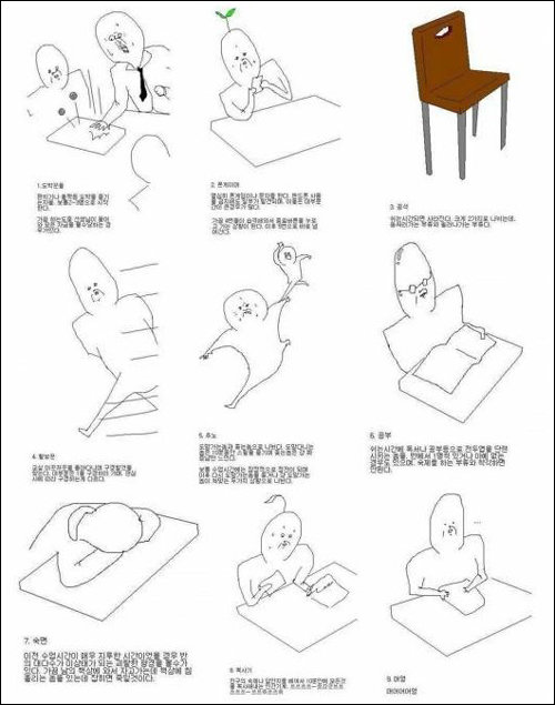 학교 쉬는 시간 유형