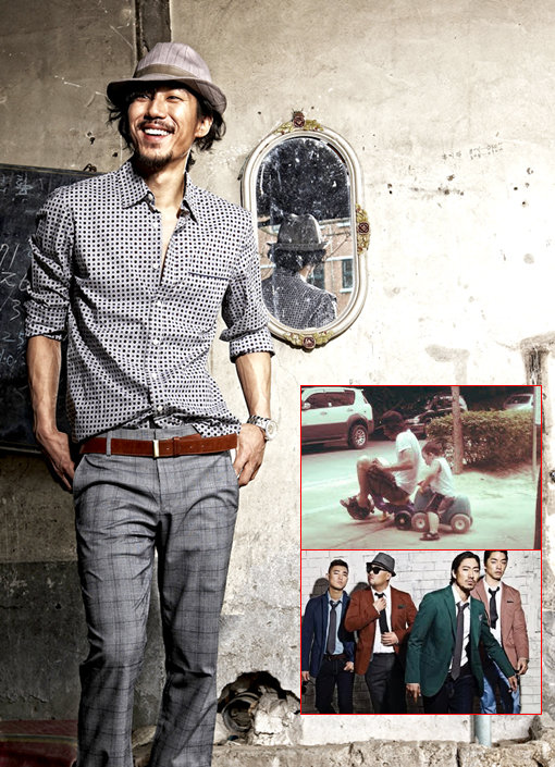 거침없는 솔직함으로 트위터를 통해 스포츠동아 독자들을 만난 타이거JK.(큰 사진) 타이거JK가 ‘화통토크’를 진행하며 아들 조단과 자전거를 타는 모습, 길·리쌍 등과 함께 한 모습(작은 사진 위부터)을 공개했다. 사진제공｜정글엔터테인먼트·트위터 @sdongenter