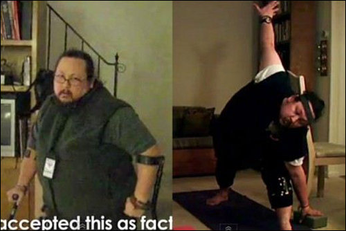 ‘63kg 감량 후 기적’동영상 화제