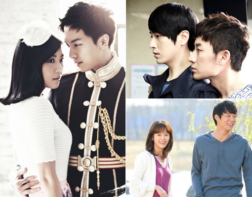 지상파 방송 3사의 수목극 ‘더 킹’ ‘적도의 남자’ ‘옥탑방 왕세자’(왼쪽부터 시계방향으로)는 20주 동안 치열한 경쟁의 레이스를 펼치며 다양한 화제를 뿌렸다. 사진제공｜KBS·MBC·SBS