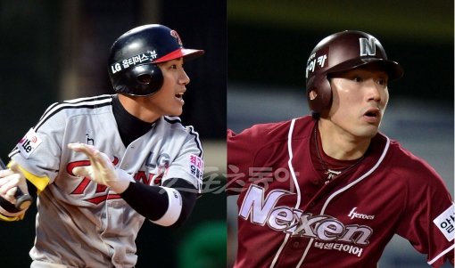 이천웅(왼쪽)-서건창. 스포츠동아DB