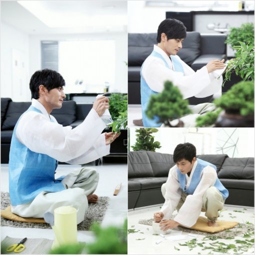 데뷔 20년 만에 극 중 한복 자태를 드러낸 배우 장동건. 사진제공 ｜ 화앤담픽처스