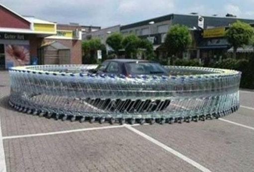 100원 밀어서 잠금 해제 자동차