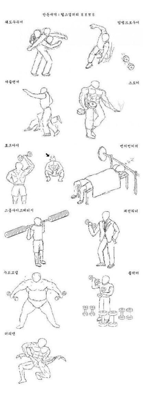 헬스클럽 민폐 유형