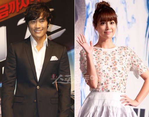 배우 이병헌-이민정(왼쪽부터). 스포츠동아DB