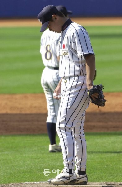 마쓰자카 다이스케 과거 일본 대표팀 시절 모습. 동아일보DB