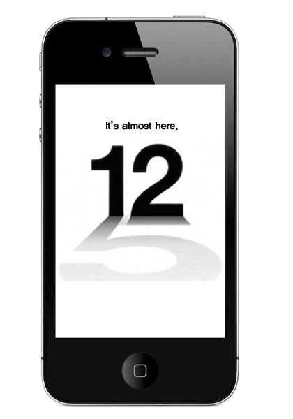 애플은 12일 미국 샌프란시스코 예바 부에나센터에서 무성한 소문의 주인공 ‘아이폰5’를 처음 공개할 예정이다. 애플이 애널리스트와 언론에 보낸 초청장에는 행사 날짜인 ‘12’와 함께 ‘5’라는 숫자가 그림자로 표현돼 있다.