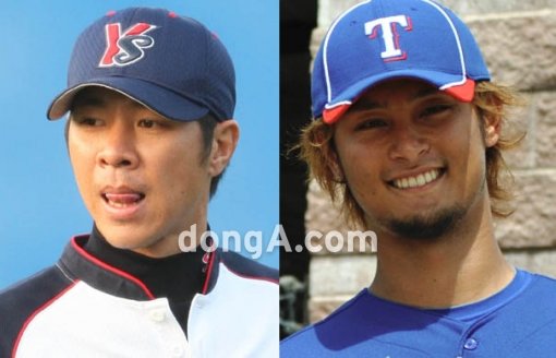 임창용(왼쪽)-다르빗슈. 동아닷컴DB