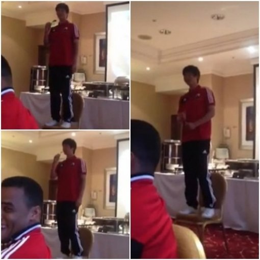 기성용 신고식. 사진=해당 영상 캡처