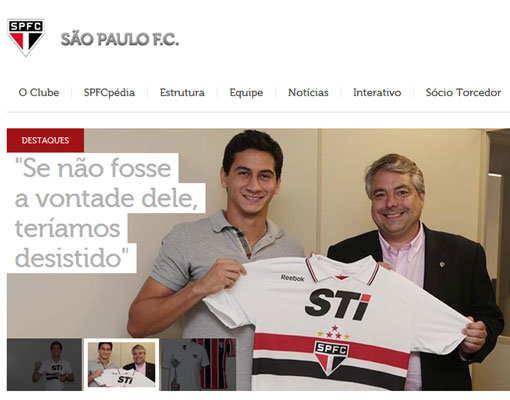 파울로 엔리케 리마(간수). 상 파울로 공식 홈페이지 캡쳐.