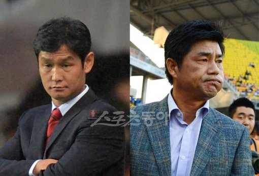 서울 최용수감독(왼쪽)-수원 윤성효감독. 스포츠동아DB