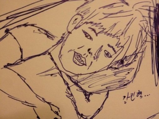 ‘정용화 그림 실력’ 사진=인터넷 커뮤니티