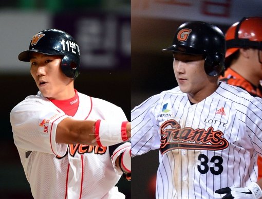 모창민(왼쪽)-정훈. 스포츠동아DB