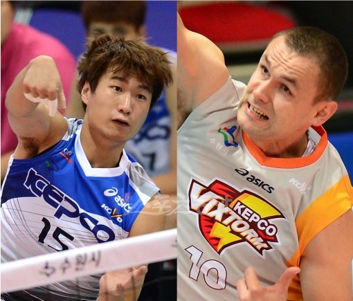 김진만(왼쪽)-안젤코. 스포츠동아DB