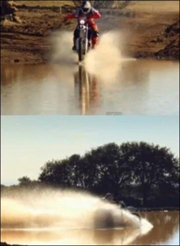 ‘물 위를 달리는 방법’ 영상 화제