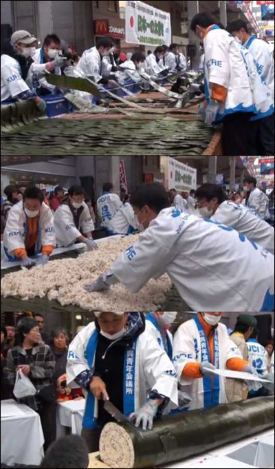 ‘2천인분 김밥’ 영상 화제