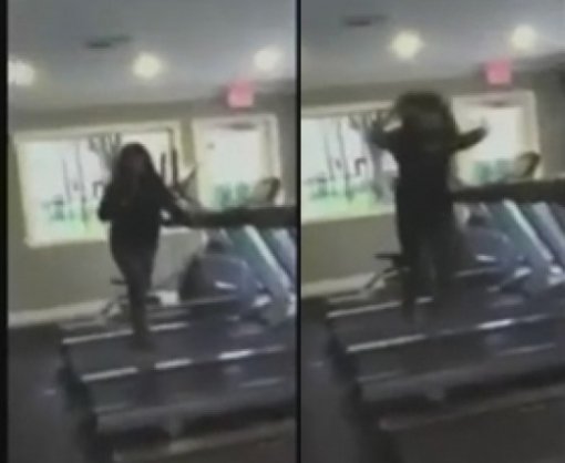 ‘런닝머신 종결녀’ 사진=인터넷 커뮤니티