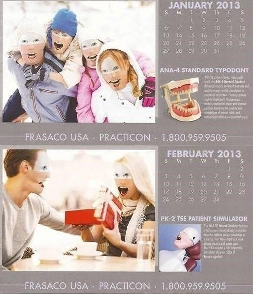 ‘무서운 치과 달력’