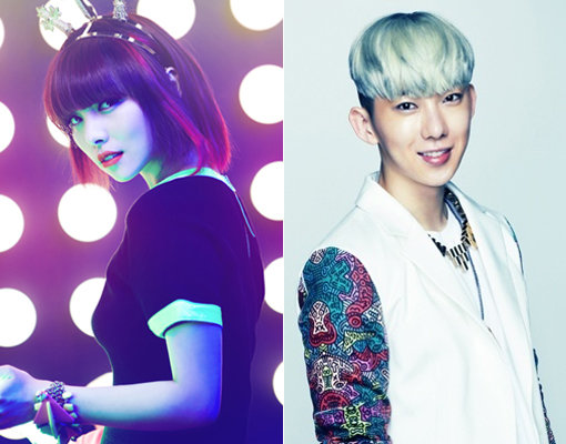 원더걸스 멤버 선예-2AM 멤버 조권(왼쪽부터). 사진제공|JYP엔터테인먼트·빅히트엔터테인먼트