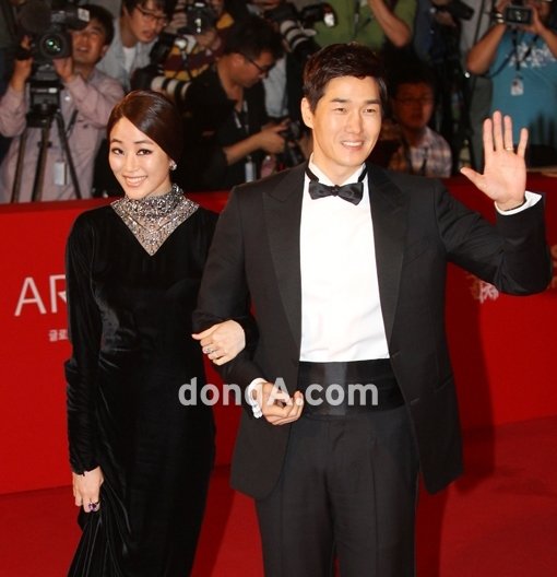 배우 김효진·유지태 부부. 동아닷컴DB