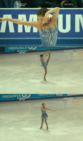 김연아. 사진캡처|SBS ‘NRW트로피’ 중계화면 캡처