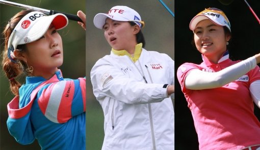 (왼쪽에서부터)김하늘-김효주-김혜윤. 사진제공｜KLPGA