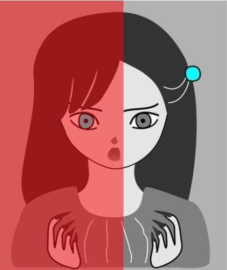 오른쪽 눈 왼쪽 눈 같은 색