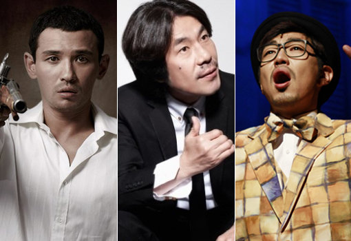 황정민과 오달수, 이종혁(왼쪽부터)이 공연 무대로 돌아가 관객과 직접 만나고 있다. 사진제공|샘컴퍼니·CJ E&M·쇼노트