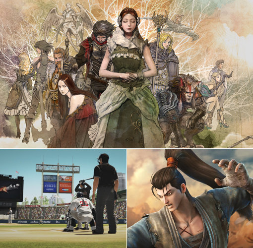 외산 게임의 파상공세와 정부의 규제 일변도 정책으로 위축됐던 한국 온라인 게임 산업이 2013년 주요 게임사들의 잇단 기대작 출시로 부활의 날갯짓을 할 전망이다. ( 큰 사진부터 시계방향으로) 엑스엘게임즈의 ‘아키에이지’, 엠게임의 ‘열혈강호2’, 넷마블의 ‘마구더리얼’.