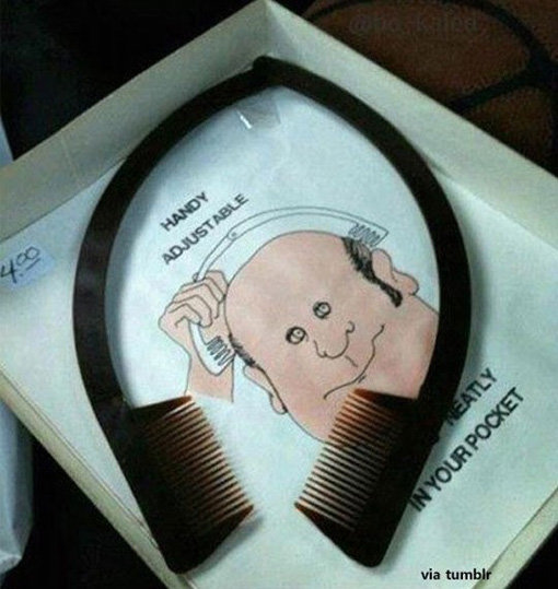 ‘대머리를 위한 빗’