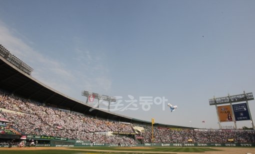 한국 프로야구 경기의 한 장면. 스포츠동아DB