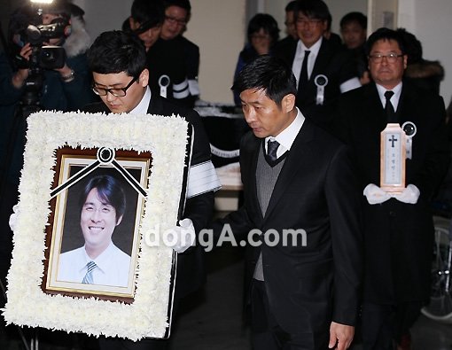 고 조성민 발인 현장. 사진｜동아닷컴 국경원 기자 onecut@donga.com