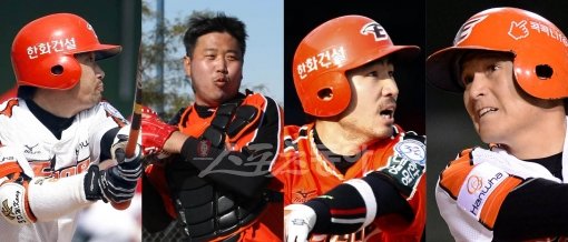 (왼쪽에서부터)강동우-최승환-한상훈-이대수. 스포츠동아DB