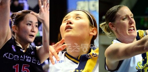 (왼쪽에서부터)신정자-강영숙-캐서린. 스포츠동아DB