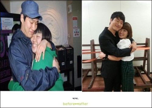 ▲ 김기리 권미진 포옹샷. 사진=권미진 블로그