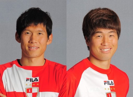 이정호(왼쪽)-김응진. 사진제공|부산 아이파크