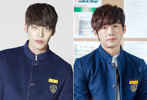 연기자 김우빈-이종석(왼쪽부터). 사진제공｜KBS